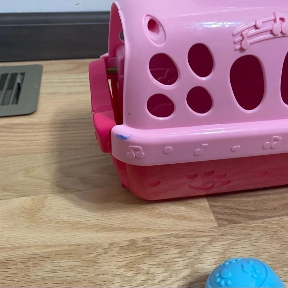 V-tech Care for Me Learning Puppy Kids Toy Pink Stuffed Animal Sing Music